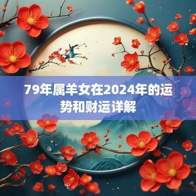 79年属羊女在2025年的运势和财运详解