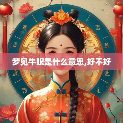 梦见牛眼是什么意思,好不好
