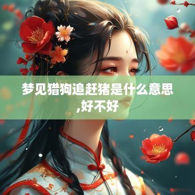 梦见猎狗追赶猪是什么意思,好不好