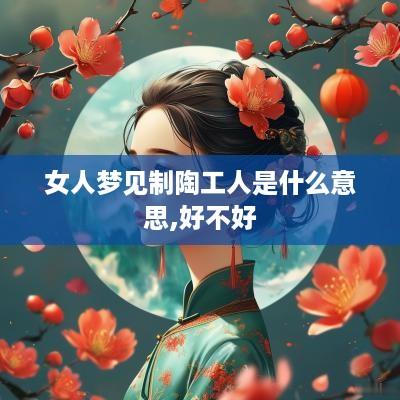 女人梦见制陶工人是什么意思,好不好