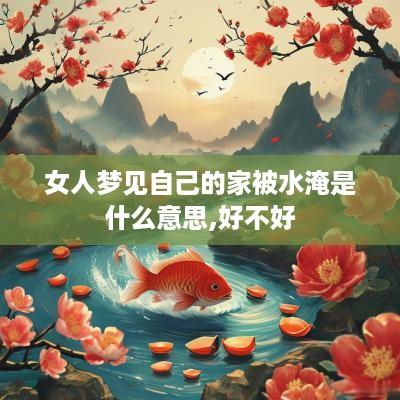 女人梦见自己的家被水淹是什么意思,好不好