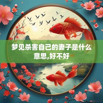 梦见杀害自己的妻子是什么意思,好不好