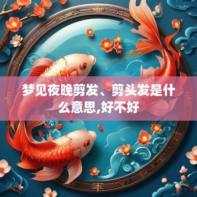梦见夜晚剪发、剪头发是什么意思,好不好