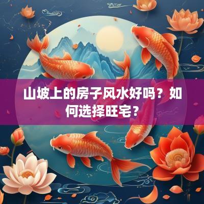 山坡上的房子风水好吗？如何选择旺宅？