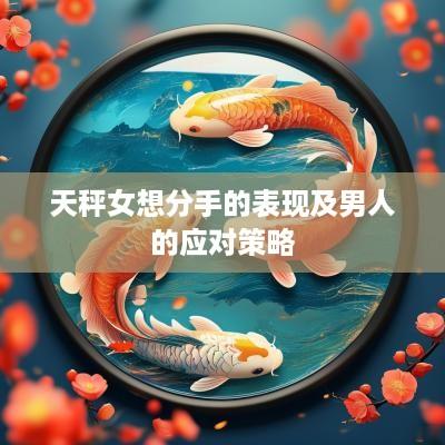 天秤女想分手的表现及男人的应对策略