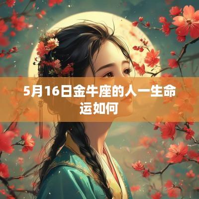 5月16日金牛座的人一生命运如何