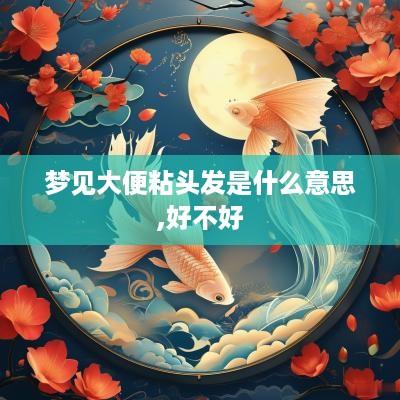 梦见大便粘头发是什么意思,好不好