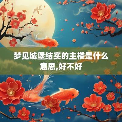 梦见城堡结实的主楼是什么意思,好不好