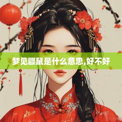 梦见鼹鼠是什么意思,好不好
