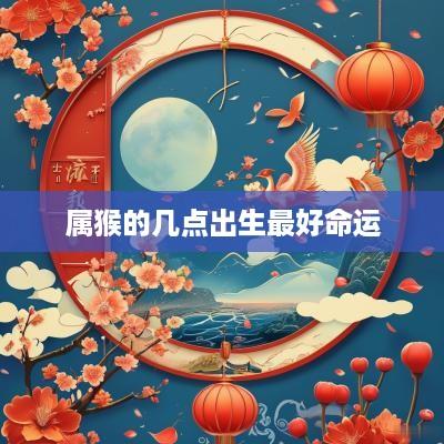 属猴的几点出生最好命运