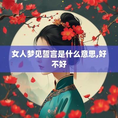 女人梦见誓言是什么意思,好不好