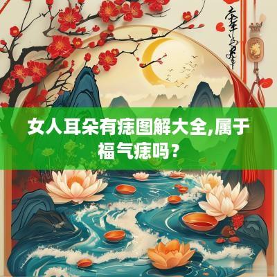 女人耳朵有痣图解大全,属于福气痣吗？
