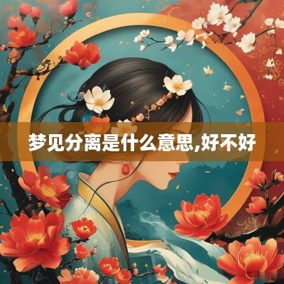 梦见分离是什么意思,好不好