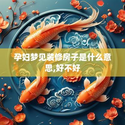 孕妇梦见装修房子是什么意思,好不好
