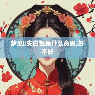 梦见丟失白银是什么意思,好不好
