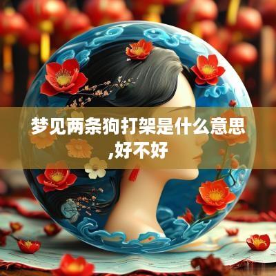 梦见两条狗打架是什么意思,好不好