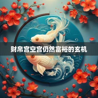 财帛宫空宫仍然富裕的玄机