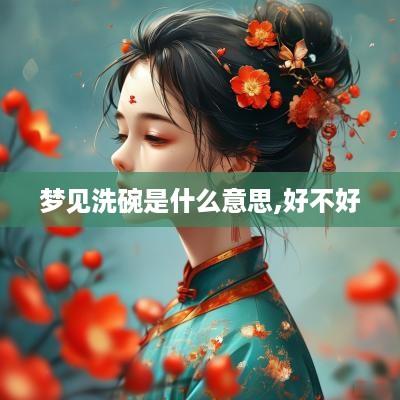 梦见洗碗是什么意思,好不好