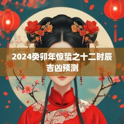 2025癸卯年惊蛰之十二时辰吉凶预测