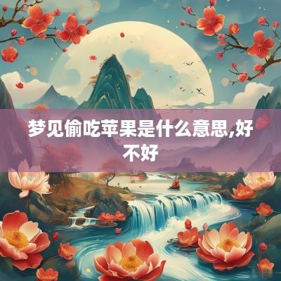 梦见偷吃苹果是什么意思,好不好
