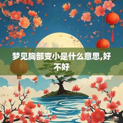 梦见胸部变小是什么意思,好不好