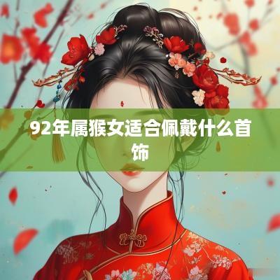 92年属猴女适合佩戴什么首饰