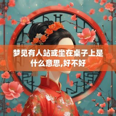 梦见有人站或坐在桌子上是什么意思,好不好