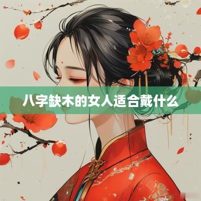 八字缺木的女人适合戴什么