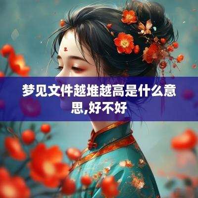 梦见文件越堆越高是什么意思,好不好
