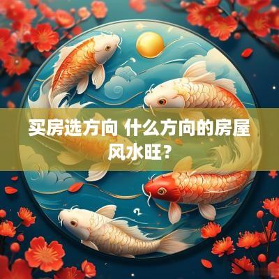 买房选方向 什么方向的房屋风水旺？