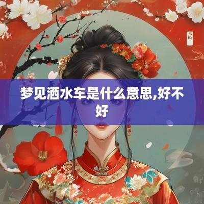 梦见洒水车是什么意思,好不好