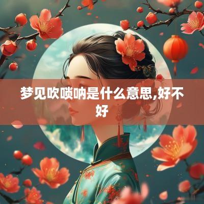 梦见吹唢呐是什么意思,好不好