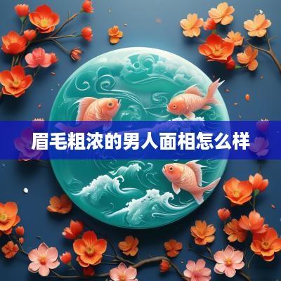 眉毛粗浓的男人面相怎么样