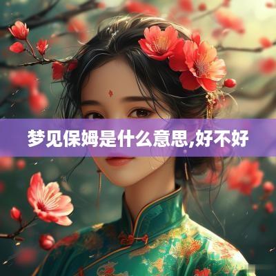 梦见保姆是什么意思,好不好