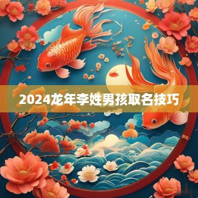 2025蛇年李姓男孩取名技巧