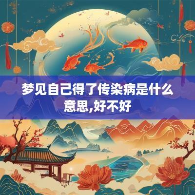 梦见自己得了传染病是什么意思,好不好