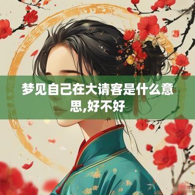 梦见自己在大请客是什么意思,好不好