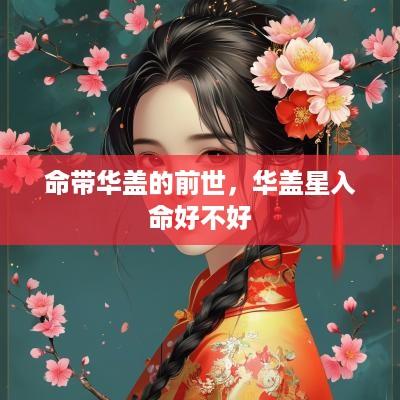命带华盖的前世，华盖星入命好不好