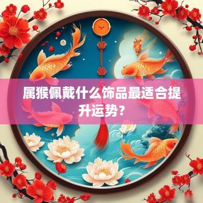 属猴佩戴什么饰品最适合提升运势？