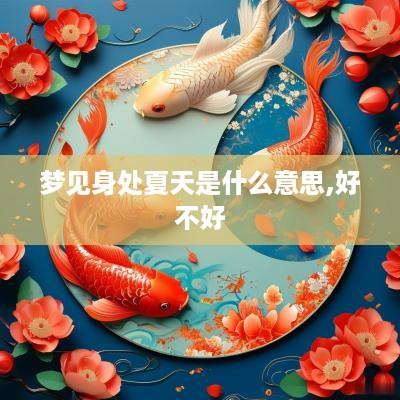 梦见身处夏天是什么意思,好不好