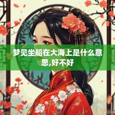 梦见坐船在大海上是什么意思,好不好