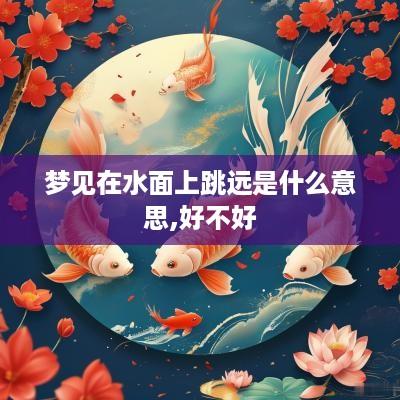 梦见在水面上跳远是什么意思,好不好
