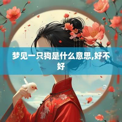 梦见一只狗是什么意思,好不好