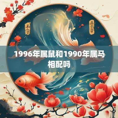 1996年属鼠和1990年属马相配吗