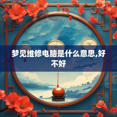 梦见维修电脑是什么意思,好不好