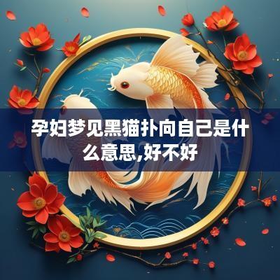 孕妇梦见黑猫扑向自己是什么意思,好不好
