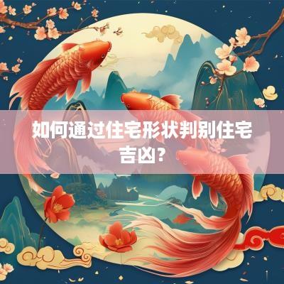 如何通过住宅形状判别住宅吉凶？