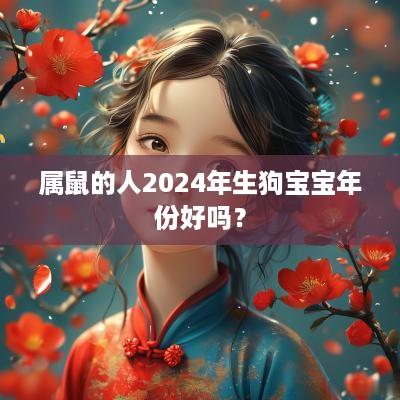 属鼠的人2025年生狗宝宝年份好吗？