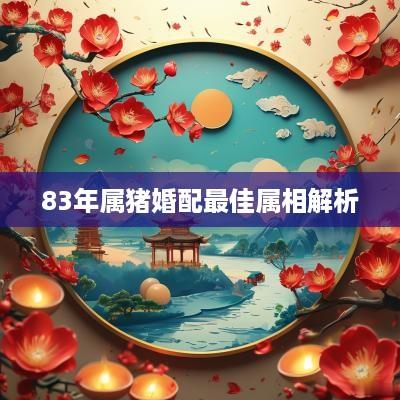 83年属猪婚配最佳属相解析