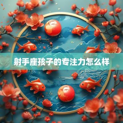 射手座孩子的专注力怎么样